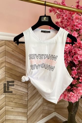 🔴 Спортен Топ LFS WhatEver White 9004