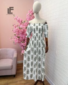 Рокля LFS Baroque Green 9012
