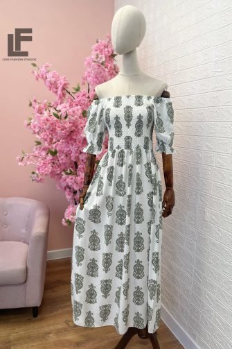 Рокля LFS Baroque Green 9012