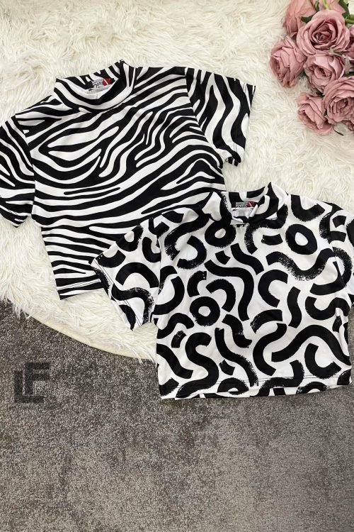 Кроп Топ LFS Abstract, 2 броя 9069