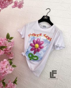 Тениска LFS Flower Gang White 8190