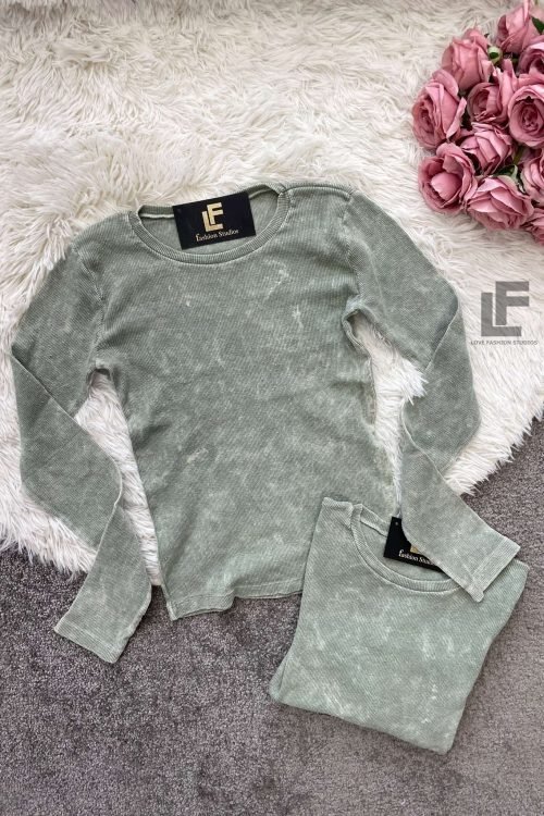Блуза LFS Basics MustHaves Green 9480