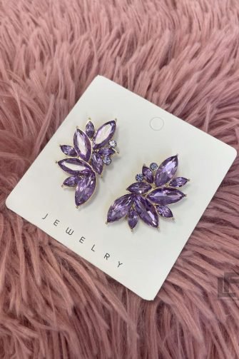 Обеци LFS Royal Collection Purple 9627
