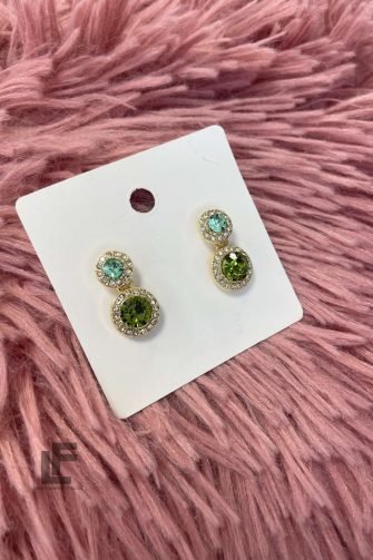 Обеци LFS Royal Collection Green 9677