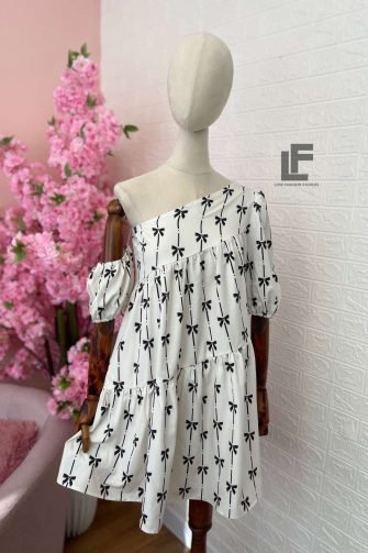 Рокля LFS Ribbon White 9669