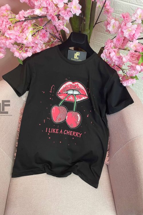 Тениска LFS Cherries Black 9672
