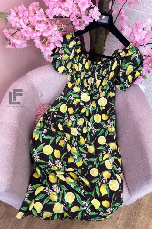 Рокля LFS Limoncelo Black 9675