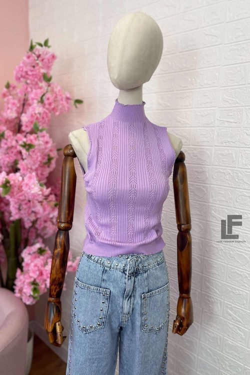 Плетен Топ LFS Sunny Days Purple 9816