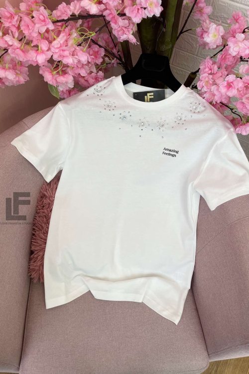 Тениска LFS Amazing Feeling White 9734