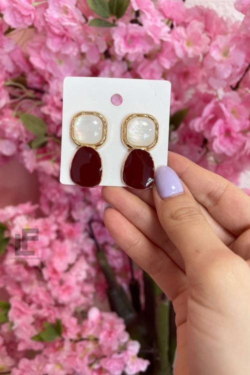 Обеци LFS Eternal Elegance Red 9761