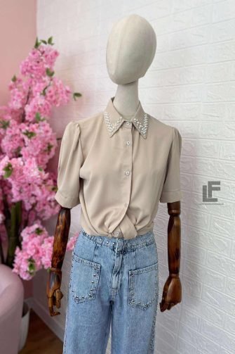 Риза LFS Simple Pearls Nude 9817