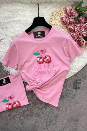 Тениска LFS Sweet Cherries Pink 9786