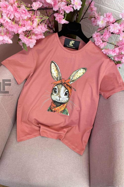 Тениска LFS Sweet Bunny Pink 9829