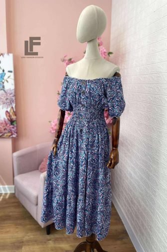 Рокля LFS Summer Colors Ethno Blue 9878