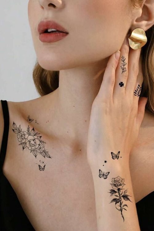 Стикери за Тяло LFS Tattoo Ме 9890