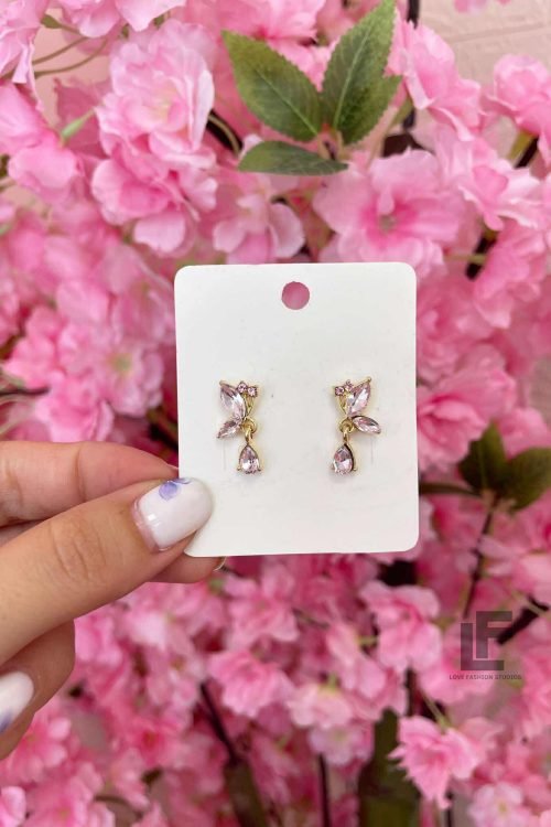Обеци LFS Pink Butterflies 9934