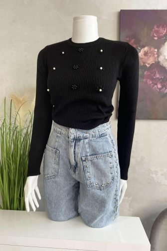 Блуза LFS Pearls and Shine Black 9983