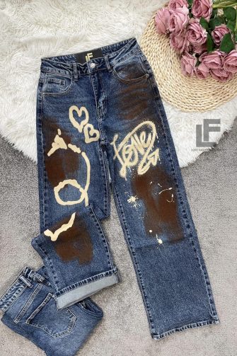 Дънки LFS Golden Hearts 1016