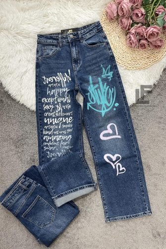 Дънки LFS Simple Hearts 1020