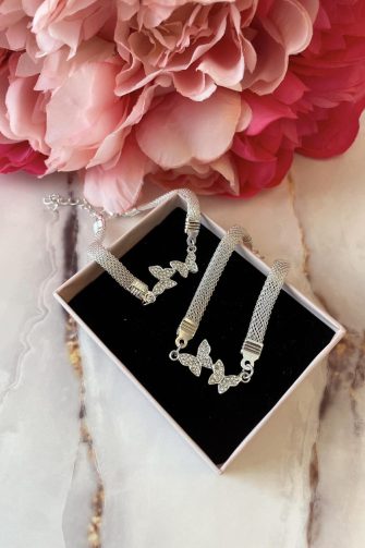 Гривни LFS Butterflies Silver 0038