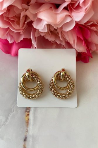 Обеци LFS Gold Goddes 1044