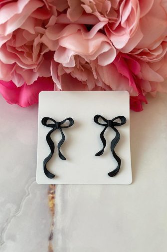 Обеци LFS Black Ribbons 1043