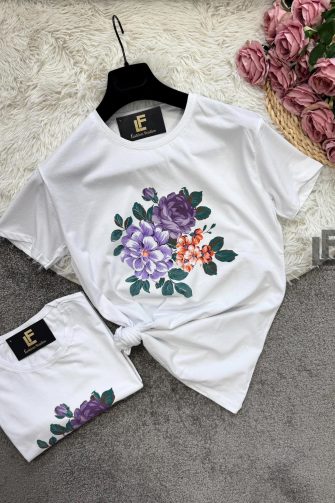 Тениска LFS Floral Collection White 1061